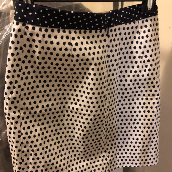 Zara blue dot skirt NEW - Picture 2 of 2